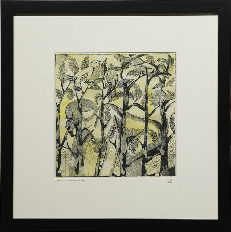 Yellow Wallpaper by artist Melissa Wen Mitchell